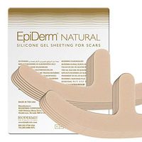 Epi-Derm Mastopexy-Left/Right, (5 Pair) (Natural) Silicone Scar Sheets from Biodermis