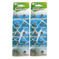 20 Eunicell AG3 / LR41 / 192/392 Button Cell 1.5V Battery Long Shelf Life 0% Mercury (Expire Date Marked)