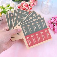 JiaUfmi 100 Pieces Tags Stickers, Self Adhesive Gift Tag Stickers, Stickers Holiday Festival Presents Labels for Wrapping Paper and Gift Bags