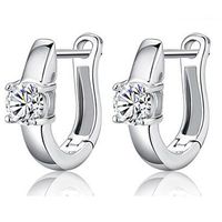 Women Rhinestone-studded Teardrop Studs Artificial Crystal with Bling Stone Fashion Drop Earring Jewelry (Steel)