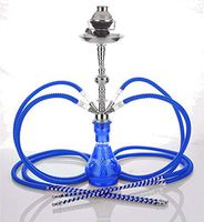 Medium red 4 Hose Hookah Best Deal for Social Hookah bar Party Cafe Shisha