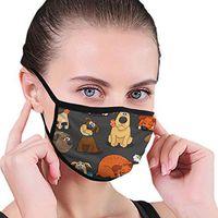 Fashion Face Masks Earloop Hypoallergenic Half Face Mouth Mask for Pollen Smog Medical Cleaning Women Men Kids - Healthy (Cute Bulldog Corgi and Pet Dogs)