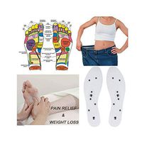 Elevin(TM) Magnetic Massage Shoe Insoles Gel Pad Therapy Acupressure Foot Care Cushion