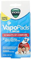 Vicks Vapo Pad Family Pack, 12 Count