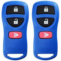 KeylessOption Keyless Entry Remote Control Car Key Fob Replacement for KBRASTU15, CWTWB1U733-Blue (Pack of 2)