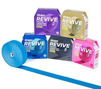 Fitdom Kinesiology Physiotherapy Sports Tape + Bonus Instruction Guide. FDA Approved. Therapeutic Taping for Knee, Shoulder, Elbow. (Sky Blue Uncut Bulk, Uncut Bulk -115 ft)