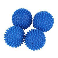 shop168 Dryer Balls Blue Reusable Dryer Balls Replace Laundry Drying Fabric 2 Pack (4 Total Balls)