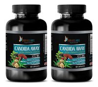antioxidant and Immunity - Candida Away Complex - Extra Strength - Candida Oregano - 2 Bottles (120 Capsules)