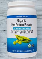 Organic Pea Protein Powder Unsweetened Dietary Supplement