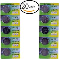 CR2016 Lithium 3V Coin Cell Battery CR 2016 Batteries 3 Volt Button Cell Lithium for Toys Calculators Watches Used in Most Electronic Devices (20 Pack)