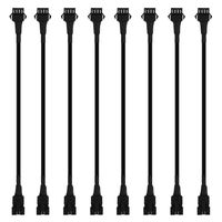 Extension Cable Wire Cord Set for Car or Motorcycle LED Accent Light Multi-color Neon Lighting Strip kit (40inch) (8Pcs)