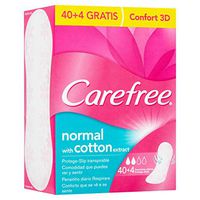 CAREFREE Transpirable pantyliners 44 uds
