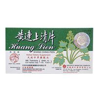 Huang Lien Shang Ching Pien Herbal Supplement (Throat, Upper Respiratory, Stomach, Immune Health) (96 Tablets) (1 Box) (Solstice)