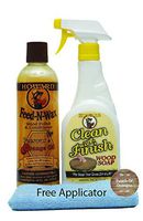 Howard Feed N Wax Wood Restorer and Beeswax Polish Plus Clean A Finish Wood Soap, Furniture Wax, Cabinets, Floors, Antiques, Teak Tables