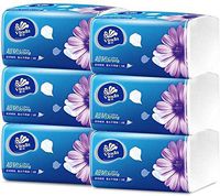 HUISPARK Tissue Paper Toilet Paper Towels Affordable Soft Type Household Toilet Paper Towel 100% Pulp Napkin Hand Towel Toilet Paper Tissue (6 Packs, 130 Sheets/Pack, 3 Layers/Sheets)