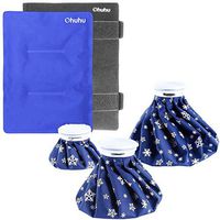 Ohuhu (6"/9"/11") Ice Bag Snowflake + 14" X 11" Gel Pack with Wrap