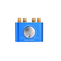 Mini Digital Hi-Fi Stereo Bluetooth 4.2 Amplifier 2.0 Channel Stereo 30Wx2 Power Audio Amplifier for Home Audio Speaker with 3.55mm AUX USB Bluetooth Input,Blue