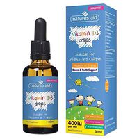 Natures Aid 3 mth-5 yrs VIT. D3 400iu Mini Drops for Infants & Children 50ml 2PK