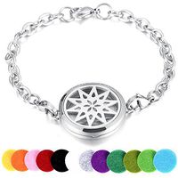 memorial jewelry Aromatherapy Perfume Essential Oil Fragrance Diffuser Bracelet with 12 Washable Pads