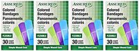 Neon Colored Flexible Adhesive Bandages, 4-pk (120 Bandages)