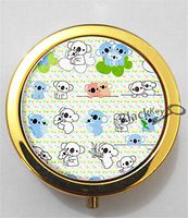 BlackKey Koala 3-Compartment Decorative Pocket Gift Box Case Organizer for Pill, Color 2 -2256