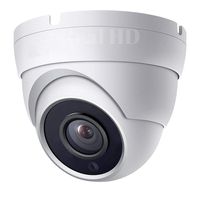 Real HD 1080P Dome HD Analog Outdoor Security Camera (Quadbrid 4-in1 HD-CVI/TVI/AHD/Analog), 2MP 1920x1080, 3.6mm fixed lens, 65ft Night Vision