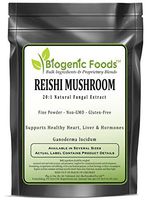 Reishi Mushroom - 20:1 Natural Fungal Fine Powder Extract (Ganoderma lucidum), 1 kg