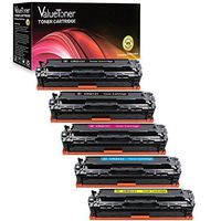 Valuetoner Compatible Toner Cartridge Replacement for Canon 131 Compatible with ImageClass LBP7110Cw MF624Cw MF628Cw MF8280Cw Printer (2 Black, 1 Cyan, 1 Magenta, 1 Yellow-5 Pack)