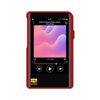 Shanling M2x Portable Music Player HiFi Music Player Bluetooth MP3 Player High Resolution Audio Player (Red)