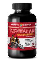 Testosterone Booster for Men - TONGKAT ALI Mens Complex- tongkat ali Root - 1 Bottle (60 Tablets)