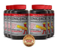 Maca Supplement Pills - LONGJACK Male ENCHANCEMENT - Boost libido and Sexual Function (6 Bottles)