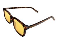 DefenderShield Blue Light Blocking Glasses for Computer, Mobile, Gaming, Sleep - Anti Eyestrain, Headache - Reader Series - Tortoise - Amber Lens (50% Blue Light Blockage)