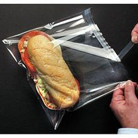 Lip-N-Tape Plasticr Bags Clear 1.6 mil BOPP Film - 10"L x 8"H 100 per Case