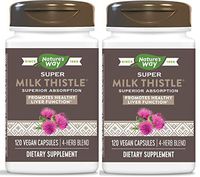 Nature's Way Enzymatic Therapy Super Milk Thistle, 2 Piece Pack, 120 Count