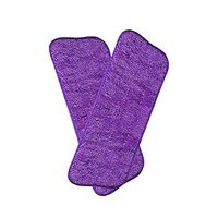 Microfiber Spray Mop Replacement Heads, Replacement Mop Pads for Wet Dry, Suitable for Kitchen Grease Cleaning, Reusable Washable (Purple, 2 Pack)