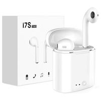 Wireless Headphones, WINWINBD Wireless Earbuds Earphones Stereo Sound Noise Canceling Earphone with 2 Built-in Mic and Charging Case Hands-Free Sports Headsets for Most Smartphones - White