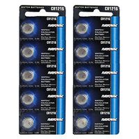 10PK 3V Rayovac Coin Cell Battery For GPS Terminals|Sensors|Car Keyfobs|RV1216