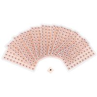 Healifty Ear Acupuncture 600 Counts Disposable Ear Press Seeds Vaccaria Plaster Bean Massagee(10 Sheets)