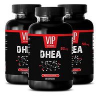 Heart Support - DHEA 50 mg - Heart Support Supplement - 3 Bottles 180 Capsules