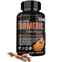 Turmeric by Life’s Armour | High Potency Organic Turmeric Curcumin Root Powder w/Bioperine Supplement Pure Antioxidant for Anti-Aging, Liver, Heart, Digestive Health, Joints, Memory