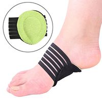 1 Pair Unisex Thin Cushioned Foot Arch Support Shock Heel Knee Pain Absorber Relief Achy Tired Feet