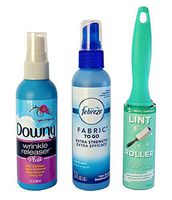 Downy Wrinkle Releaser Bundle with Febreze Fabric Refresher and Lint Remover- 3 Items