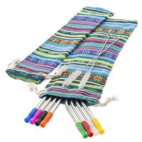 EcoJourney Set of 8 Stainless Steel Straws - 8.5" Metal Straws with Carrying Case (8.5" with 2 Multicolored Cases)