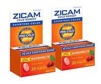 Zicam Cold Remedy Rapidmelts, Cherry Flavor, 25 Quick-Dissolve Tablets, 25 Count (Pack of 2)