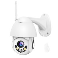 1080P PTZ Security Camera WiFi Outdoor - FLYWYL 5X Optical Zoom Onvif IP66 Waterproof 20m Color Night Vision Two-Way Audio Motion Detection Alerts (Including 32G Professional Card) (1)