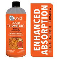 Qunol Liquid Turmeric Curcumin with Bioperine 1000mg, Anti-Inflammatory, Dietary Supplement, Extra Strength, 60 Servings