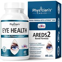 Areds 2 Eye Vitamins (Clinically Proven) Lutein and Zeaxanthin Supplement Lutemax 2020, Supports Eye Strain, Dry Eye, Eye and Vision Health, 2 Award Winning Eye Ingredients Plus Bilberry Extract