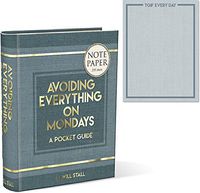 "Avoiding Everything On Mondays" Book Box Note Paper by Molly & Rex