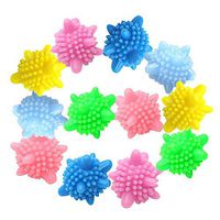 Kotovisa Solid Colorful Laundry Ball Washing Ball, Set of 10 2.16 inch, Reusable Laundry Ball Machine Washing Balls Decontaminate Anti-Winding Dryer Balls (20)