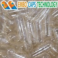 Capsules World - Empty Gelatin Capsules 00 Size - 1000 Count, Clear Color, Premium EMBO Caps Technology, Compatible with Capsule Filling Machine & Capsule Pill Gel Filler